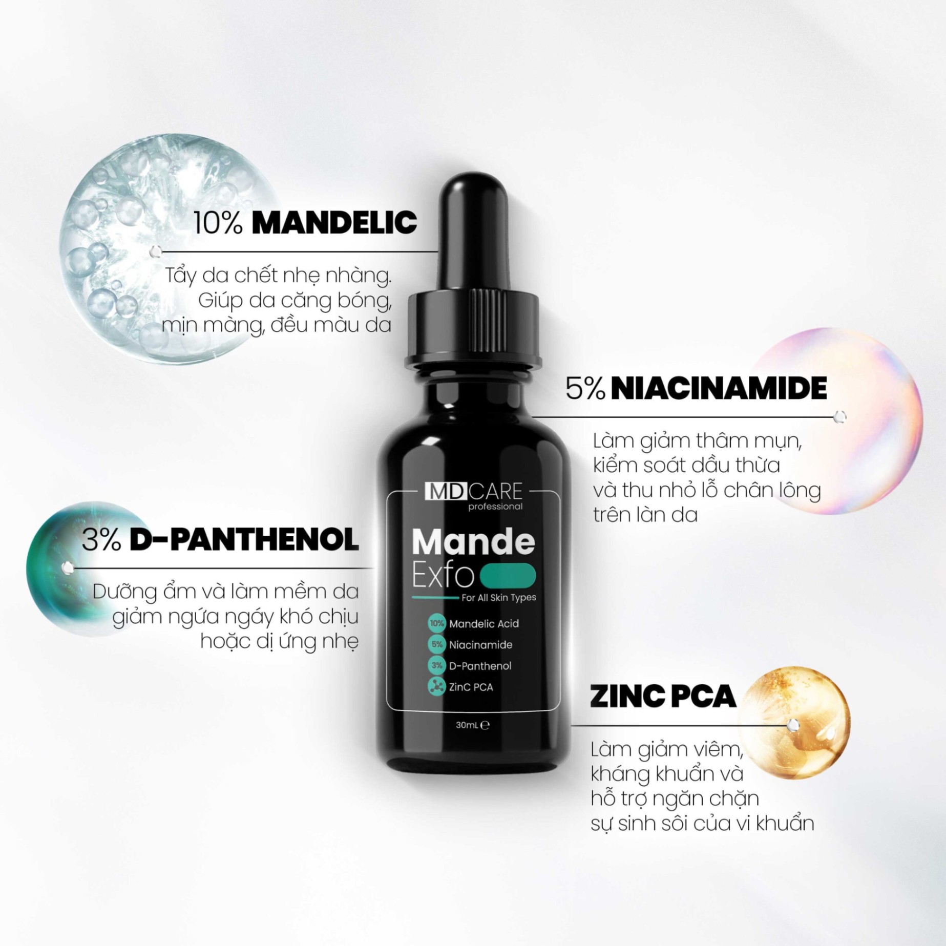 Tẩy tế bào chết MD Care Mande Exfo 30ml