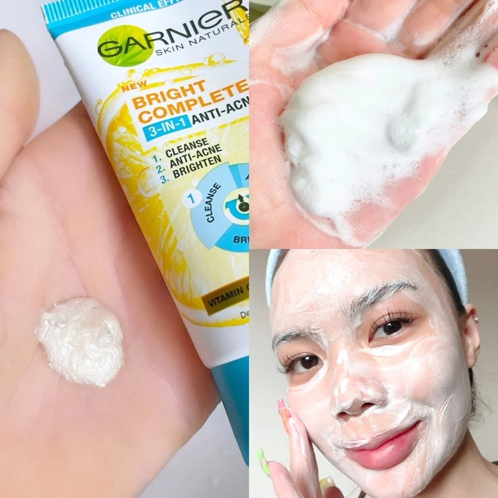 Sữa rửa mặt Garnier Anti Acne Cleansing Foam 50ml