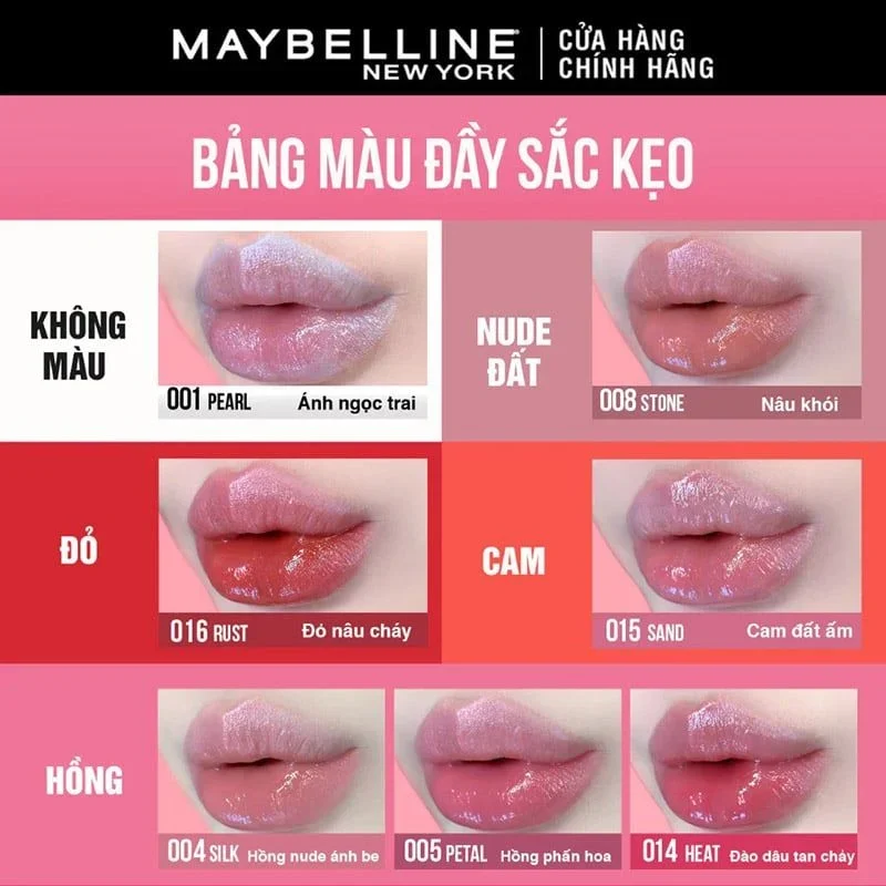 Son bóng Maybelline Lip Gloss Lifter Gloss giúp đôi môi căng mọng