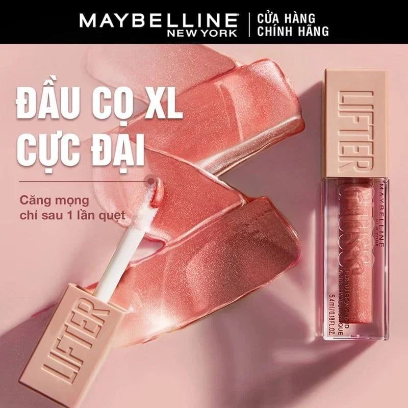 Son bóng Maybelline Lip Gloss Lifter Gloss giúp đôi môi căng mọng