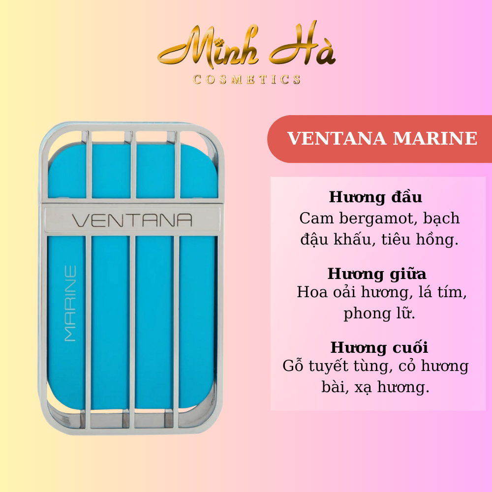 Chiết 10ml nước Hoa ARMAF Ventana Marine EDP 100ml hương tươi mát phóng khoáng