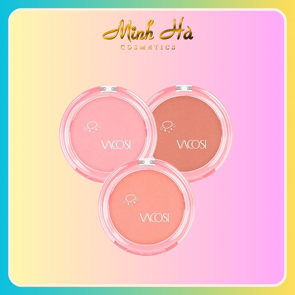 Phấn má hồng Vacosi VP14 Lolipop siêu mịn trang điểm tự nhiên