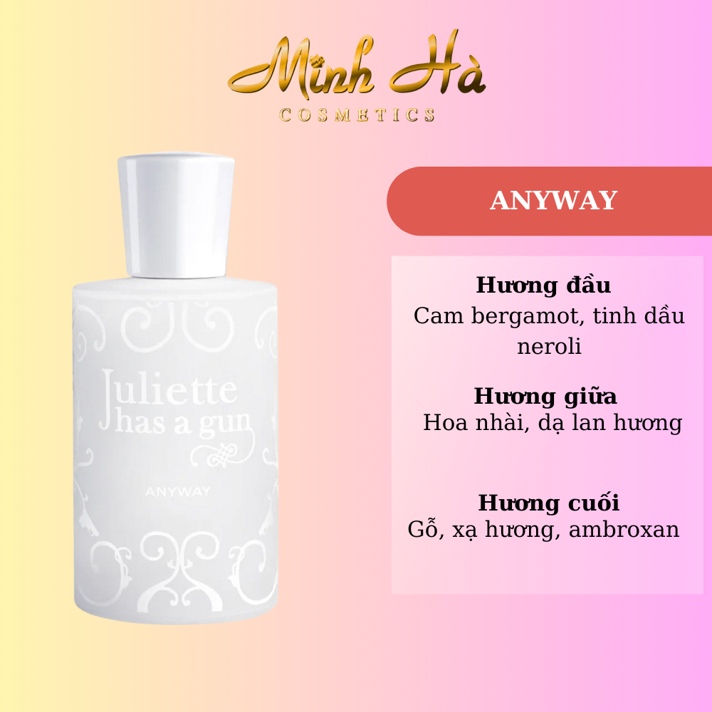 Chiết 10ml nước hoa Juliette has a gun Anyway EDP 100ml