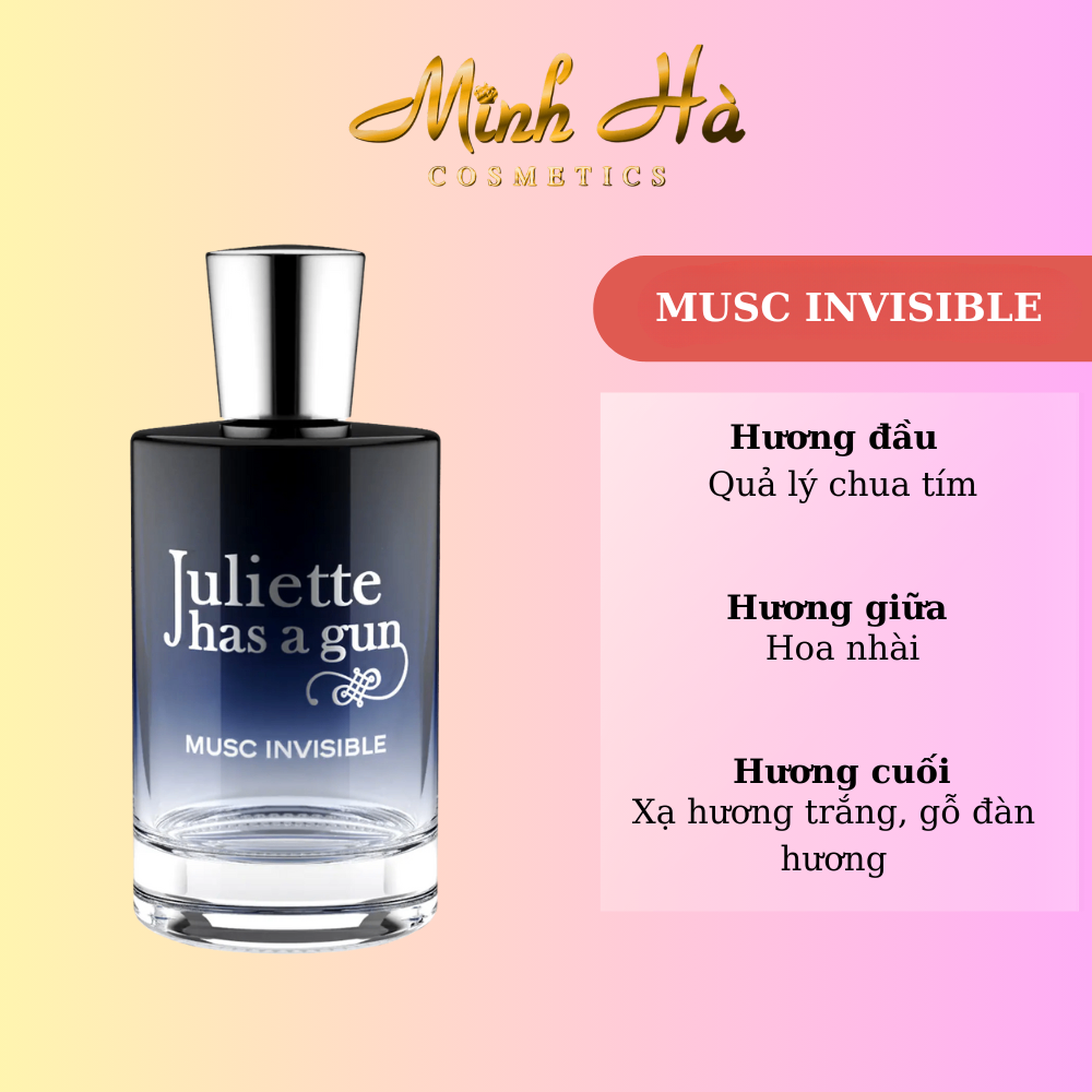 Chiết 10ml nước hoa Juliette has a gun Musc Invisible EDP 100ml