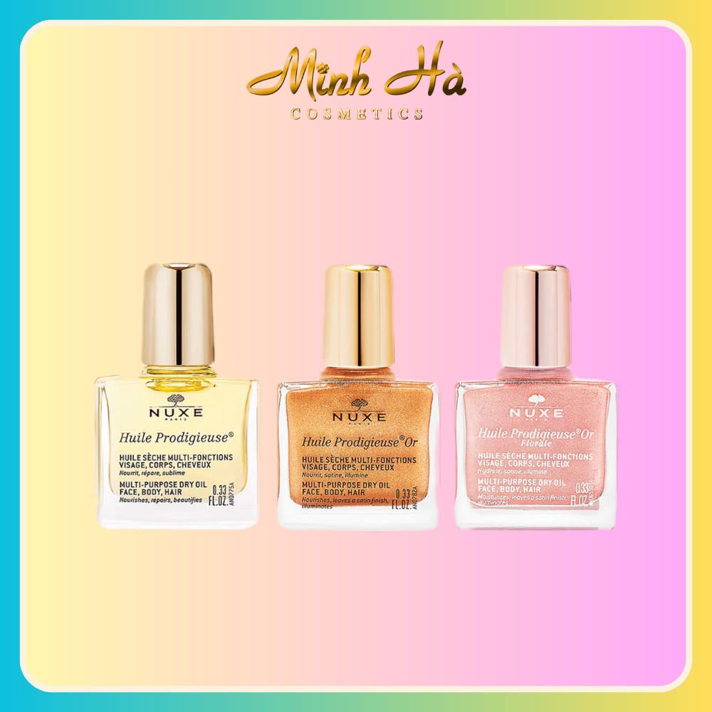 (Tách set) Dầu dưỡng khô đa năng NUXE Multi Purpose Dry Oil 10ml cấp ẩm làm mềm da