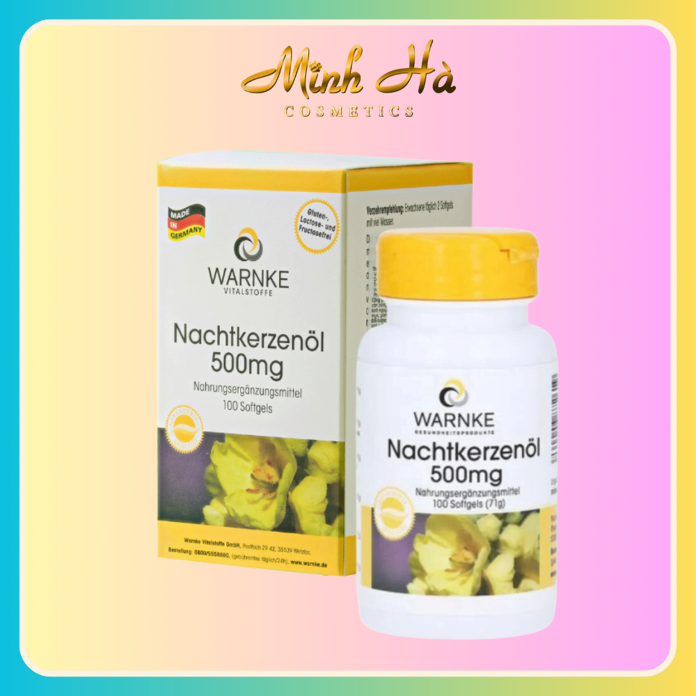 Viên Uống Tinh Dầu Hoa Anh Thảo Warnke Nachtkerzenol 100 Viên