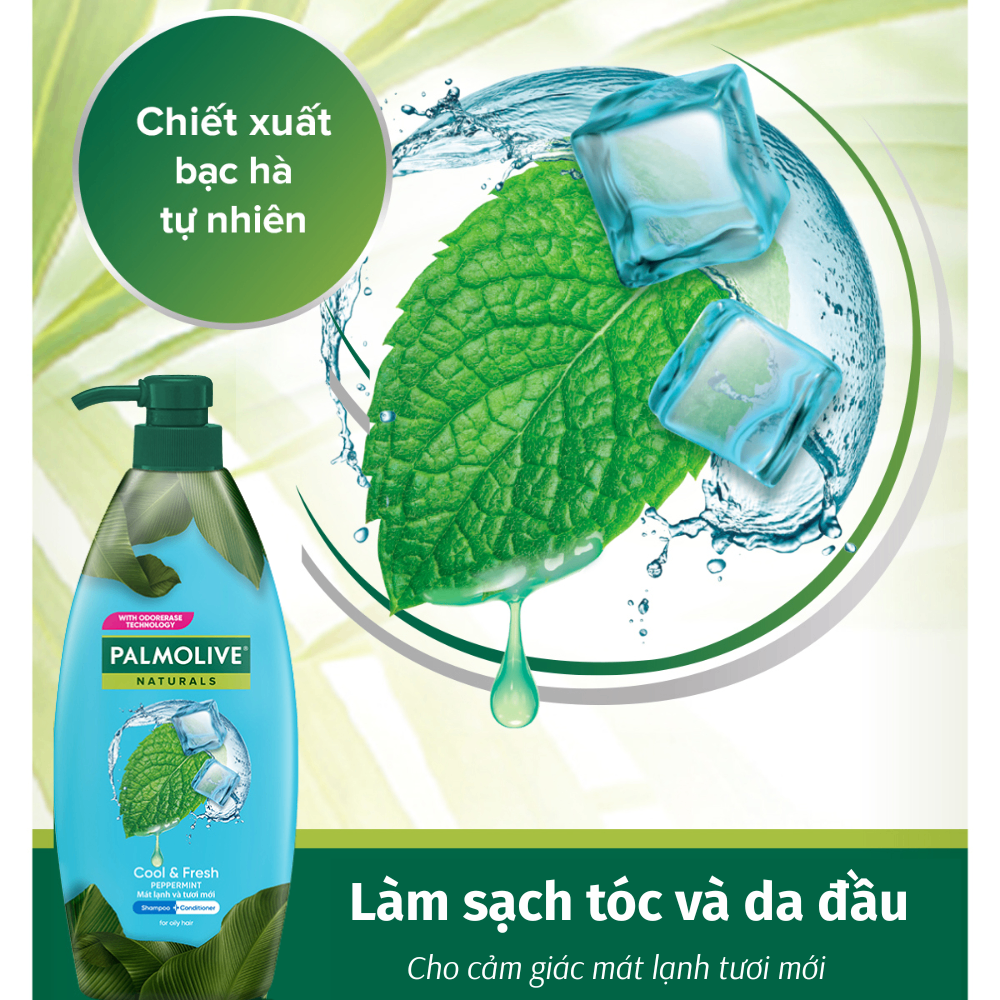 Dầu Gội Palmolive 180ml/600ml tóc thơm lâu cả ngày dài