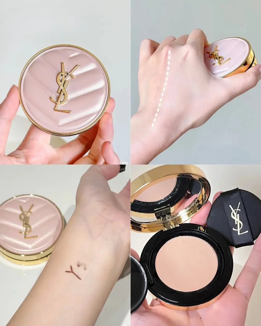 Phấn Nước YSL Touche Eclat Glow-Pact Cushion Foundation Gradient Rose #B10