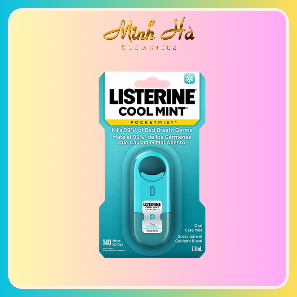 Xịt thơm miệng Listerine Cool Mint 7.7ml