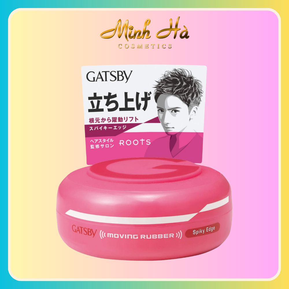Sáp vuốt tóc Gatsby Moving Rubber Spiky Edge 80g (Hồng)