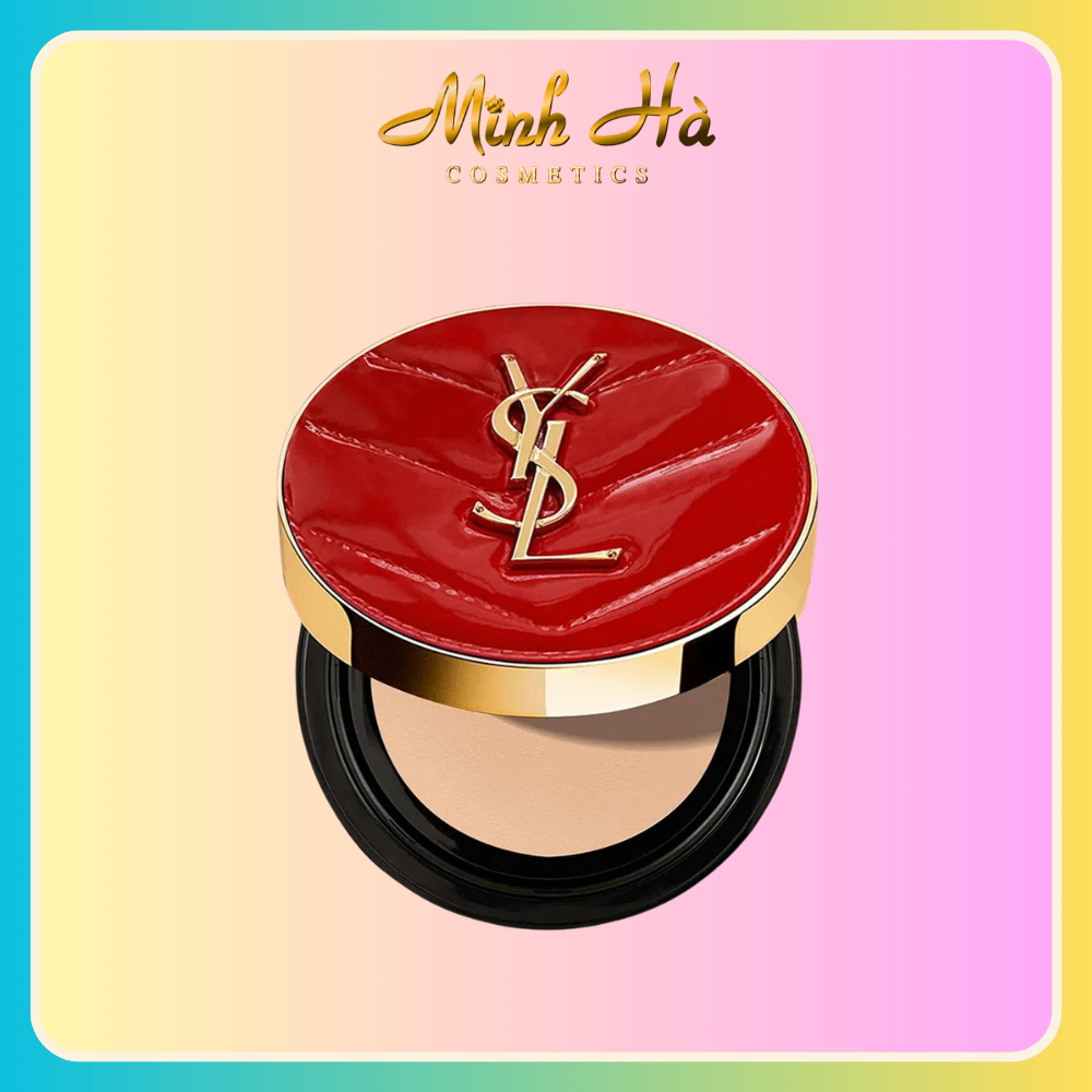 Phấn nước YSL Touche Eclat Glow Pact High Cover Mesh Cushion vỏ đỏ #BR20