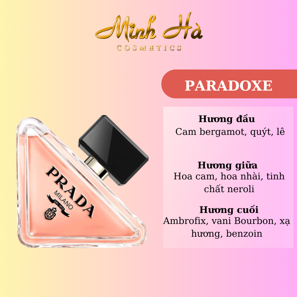 Chiết 10ml nước hoa Prada Paradoxe EDP 90ml mùi hương hiện đại thanh lịch sang trọng
