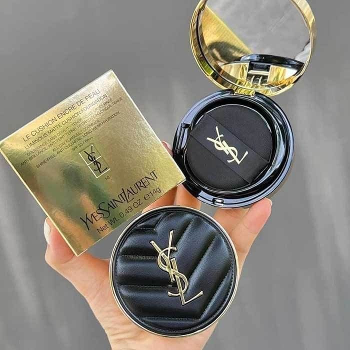 Phấn nước YSL Le Cushion Encre De Peau Luminous Matte Cushion Foundation tone 10