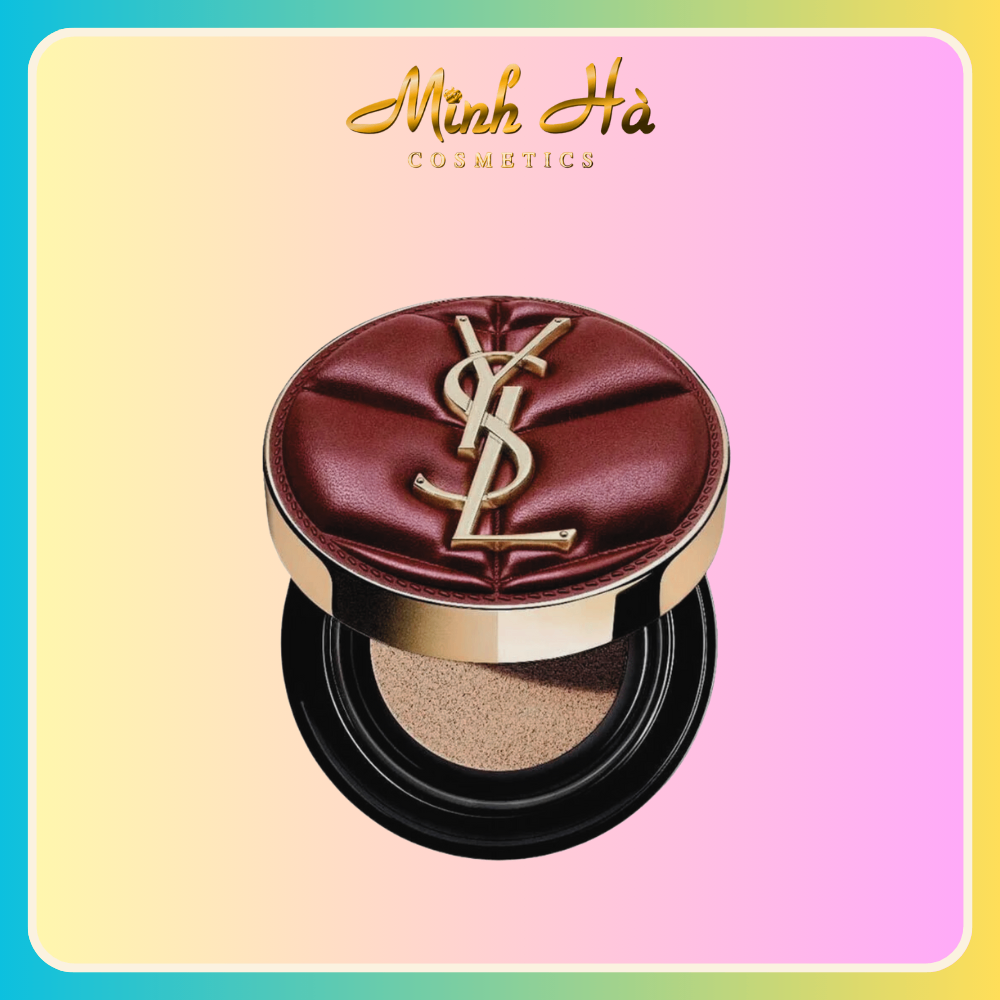 Phấn nước YSL Le Cushion Encre De Peau Couture Cushion Foundation (Limited - Da đỏ) căng bóng che phủ tốt