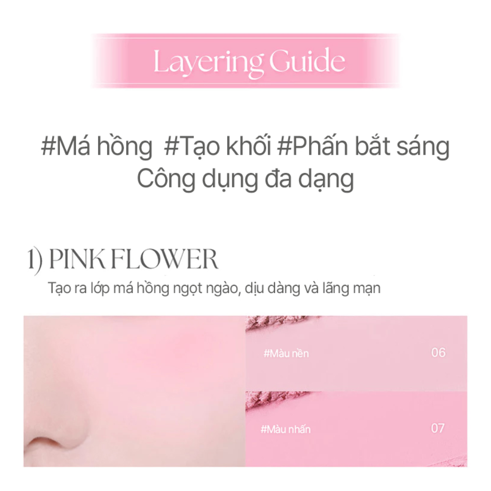 Phấn má hồng Bbia Last Blush 4g tô điểm gò má tươi tắn bền màu