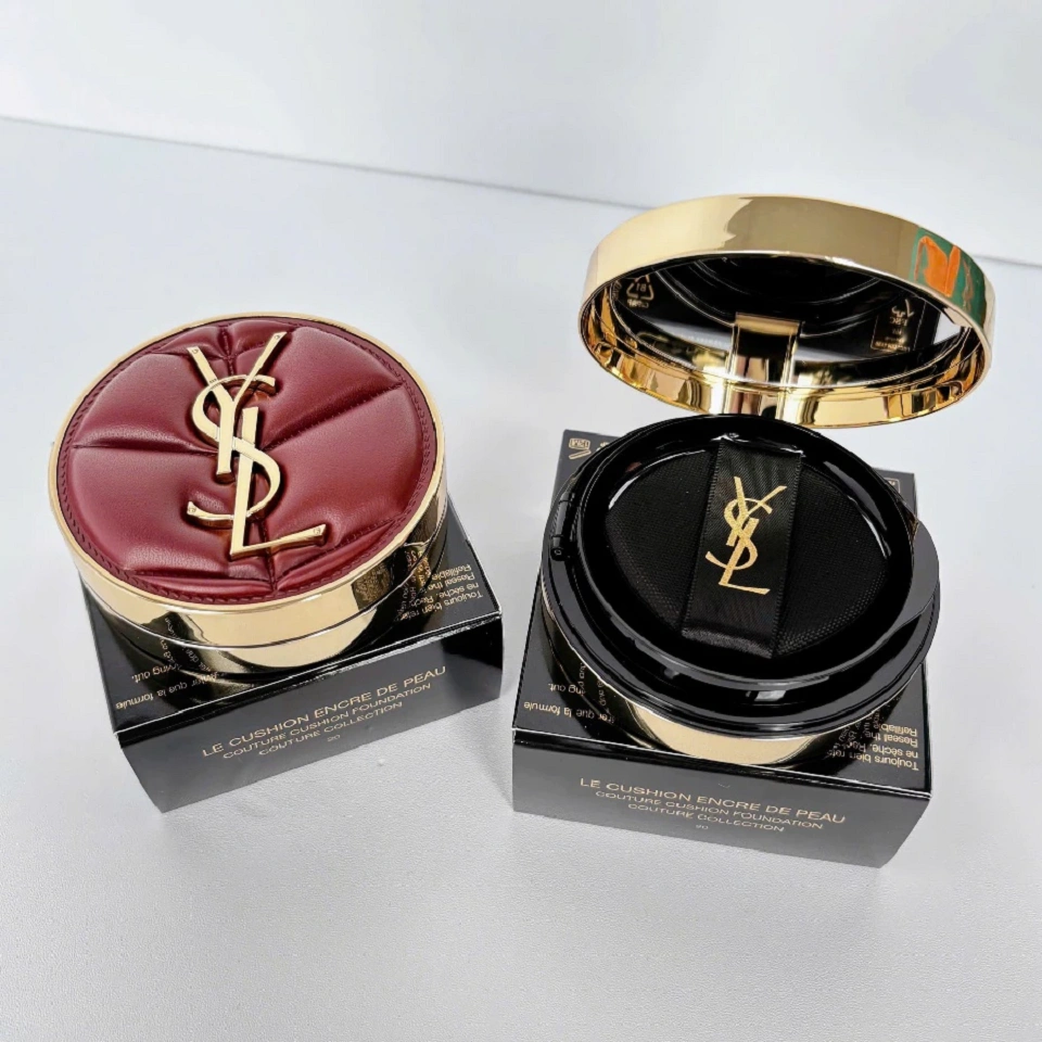 Phấn nước YSL Le Cushion Encre De Peau Couture Cushion Foundation (Limited - Da đỏ) căng bóng che phủ tốt