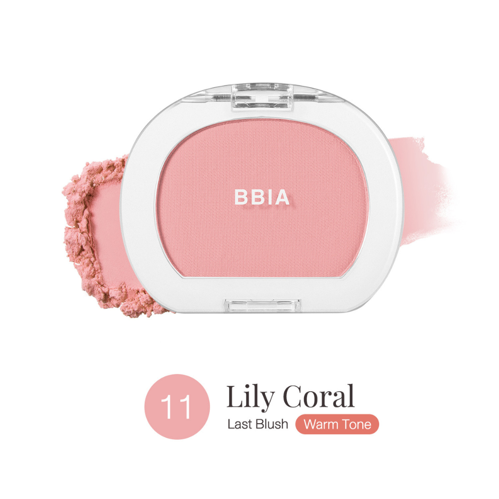 Phấn má hồng Bbia Last Blush 4g tô điểm gò má tươi tắn bền màu