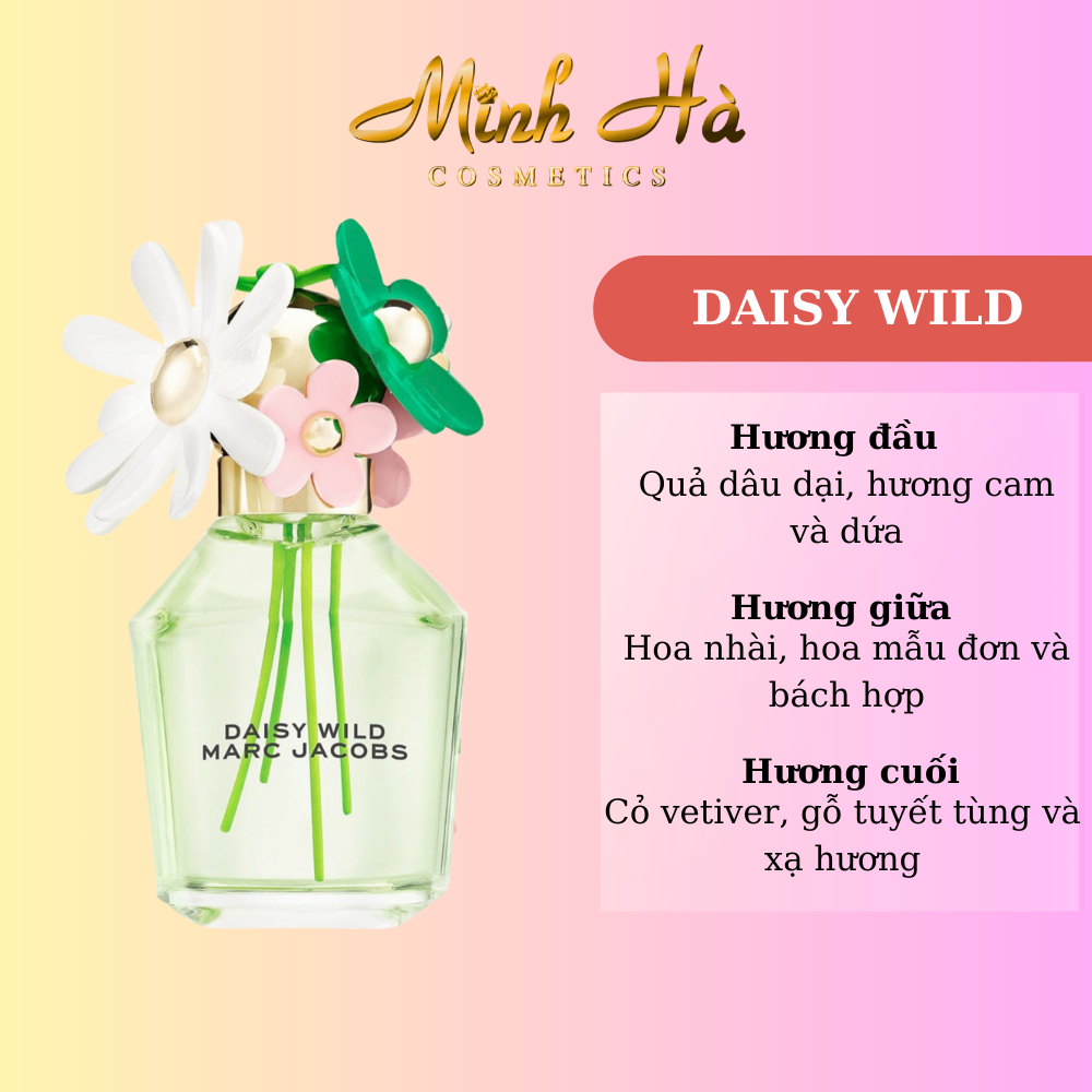 Chiết 10ml nước hoa Marc Jacobs Daisy Wild EDP 100ml hương hoa cỏ tươi trẻ