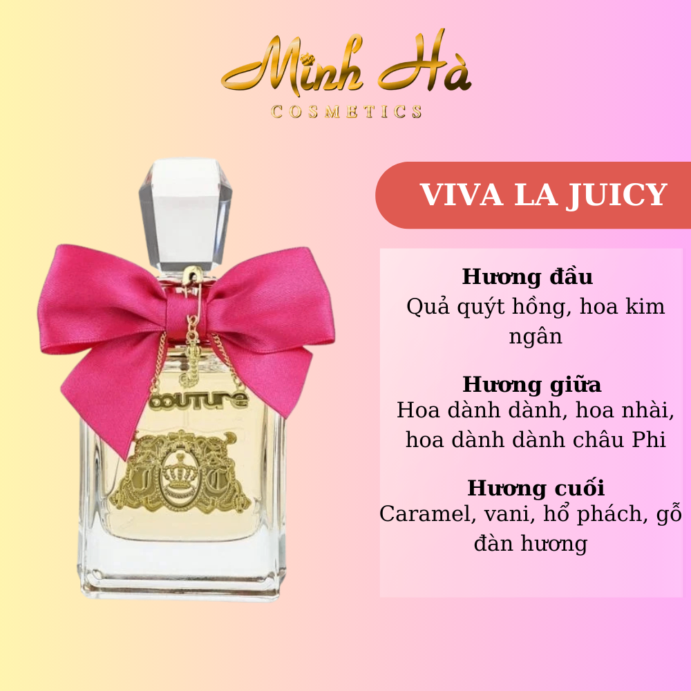 Chiết 10ml nước hoa Juicy Couture Viva La Juicy EDP 100ML hương thơm ngọt ngào nữ tính lôi cuốn