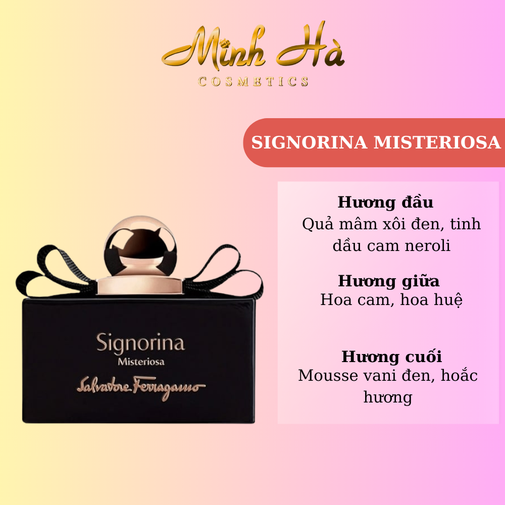 Chiết 10ml Nước hoa Signorina Misteriosa EDP 100ml phong cách bí ẩn quyến rũ và đầy lôi cuốn