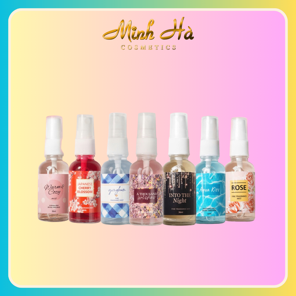 Chiết 30ml xịt thơm body Bath & Body Works khử mùi hương nước hoa nữ
