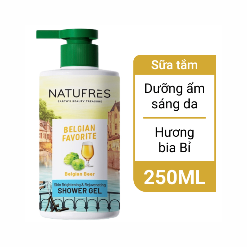 Sữa tắm Natufres 250ml/450ml làm sạch dịu nhẹ ngăn ngừa mụn và lưu hương sang trọng
