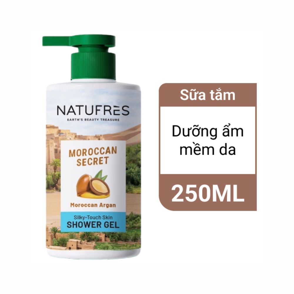 Sữa tắm Natufres 250ml/450ml làm sạch dịu nhẹ ngăn ngừa mụn và lưu hương sang trọng