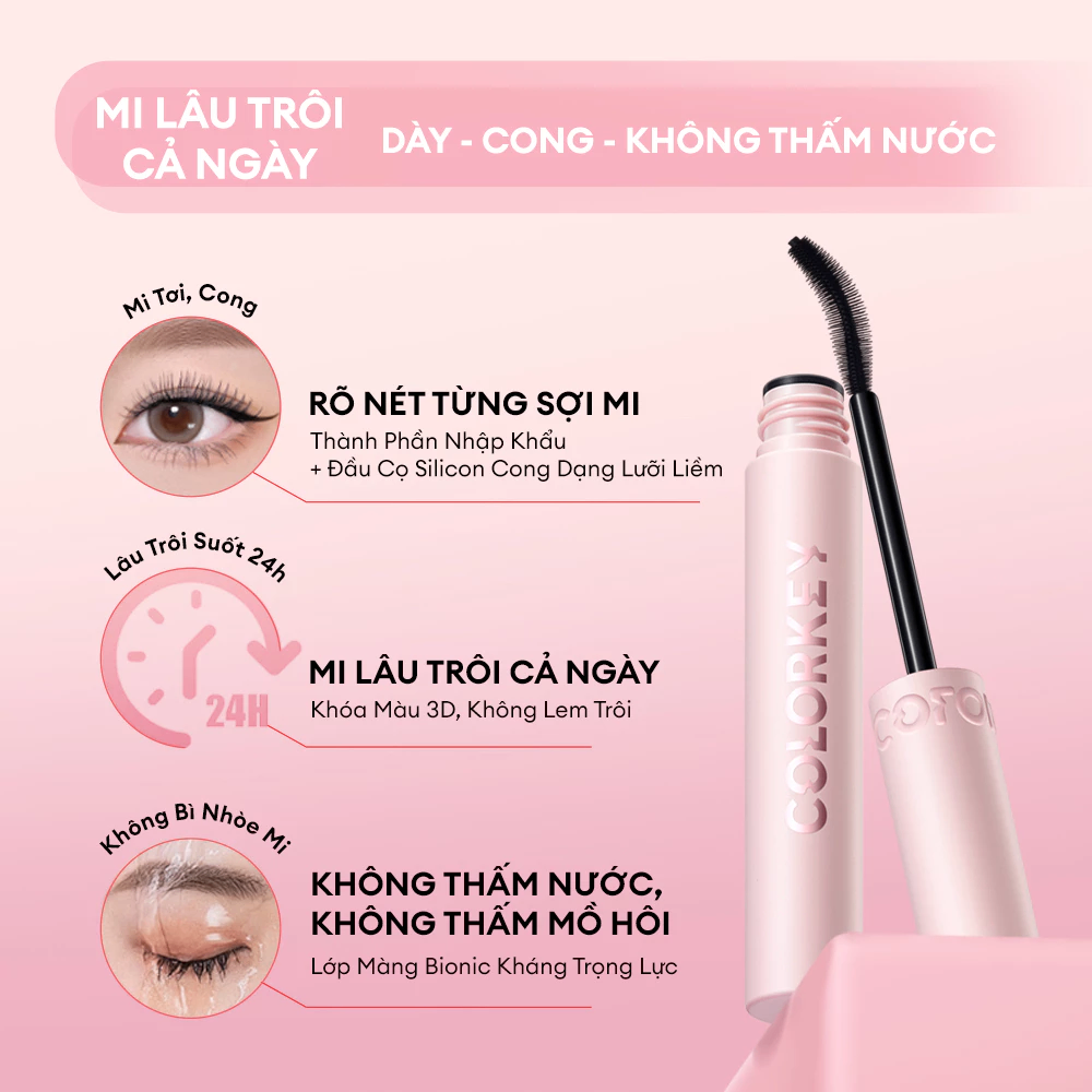 Mascara Colorkey Volumizing & Curling 6g