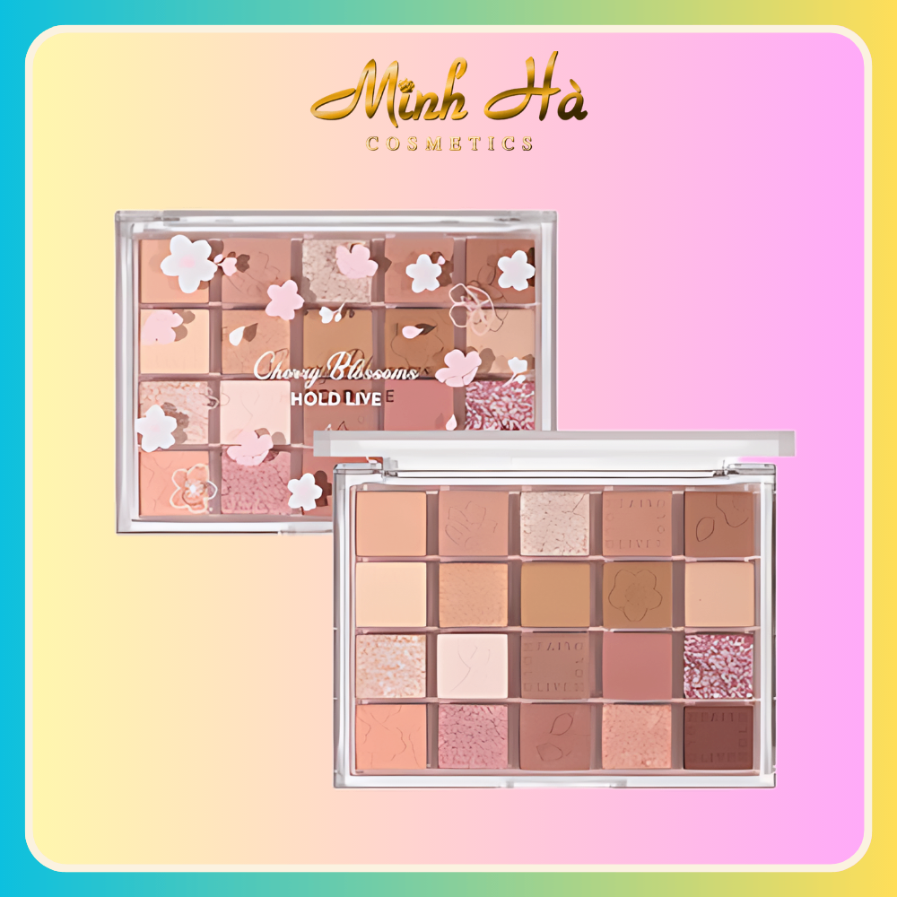 Bảng phấn mắt Hold Live 20 ô Evening Sakura Dance Eyeshadow Palette #801