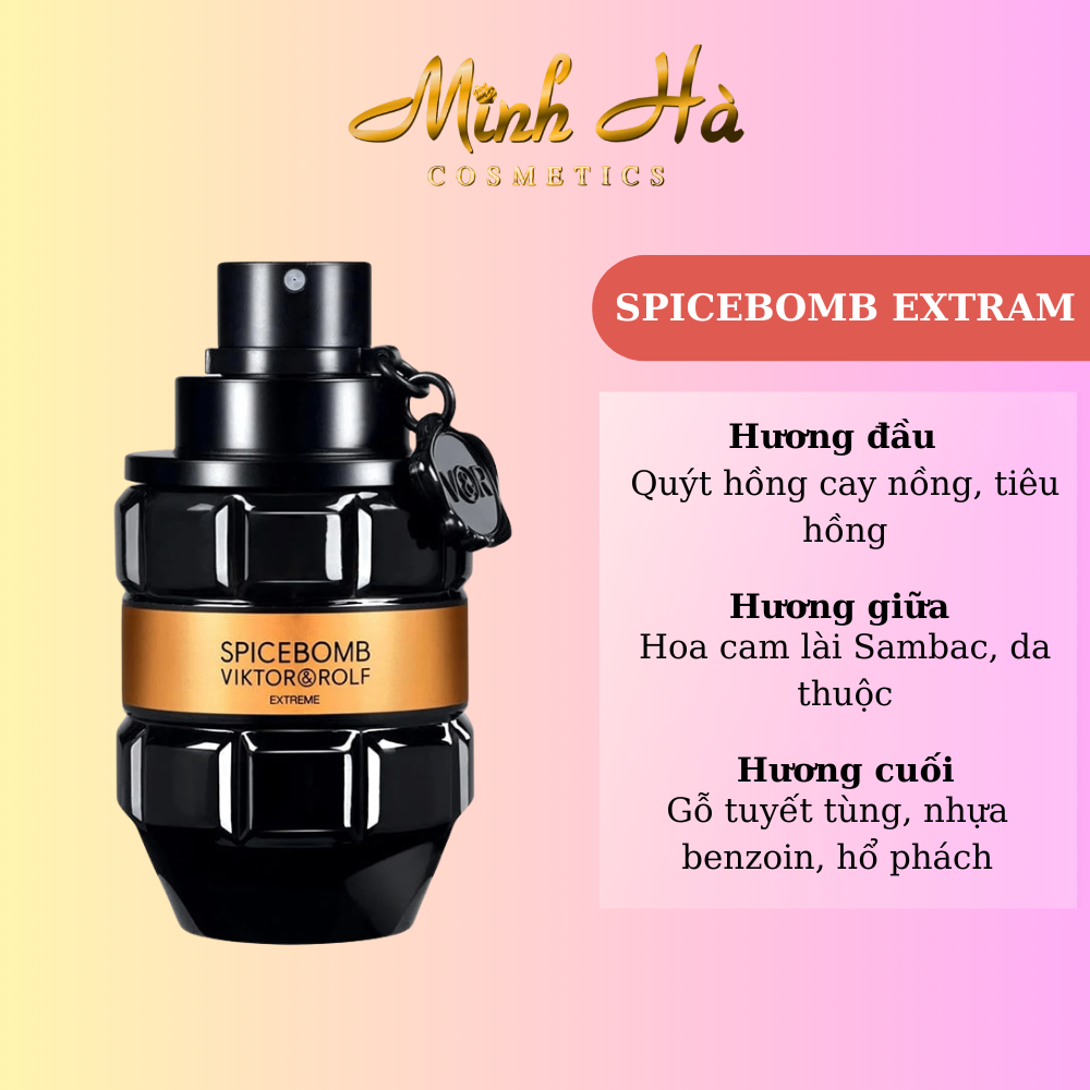 Chiết 10ml Nước hoa Viktor & Rolf Spicebomb Extreme EDP 90ml mạnh mẽ ấm nồng và đầy phong cách