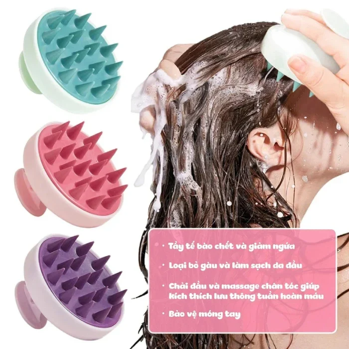 Lược gội đầu massage Jary Scalp Massaging Shampoo Brush