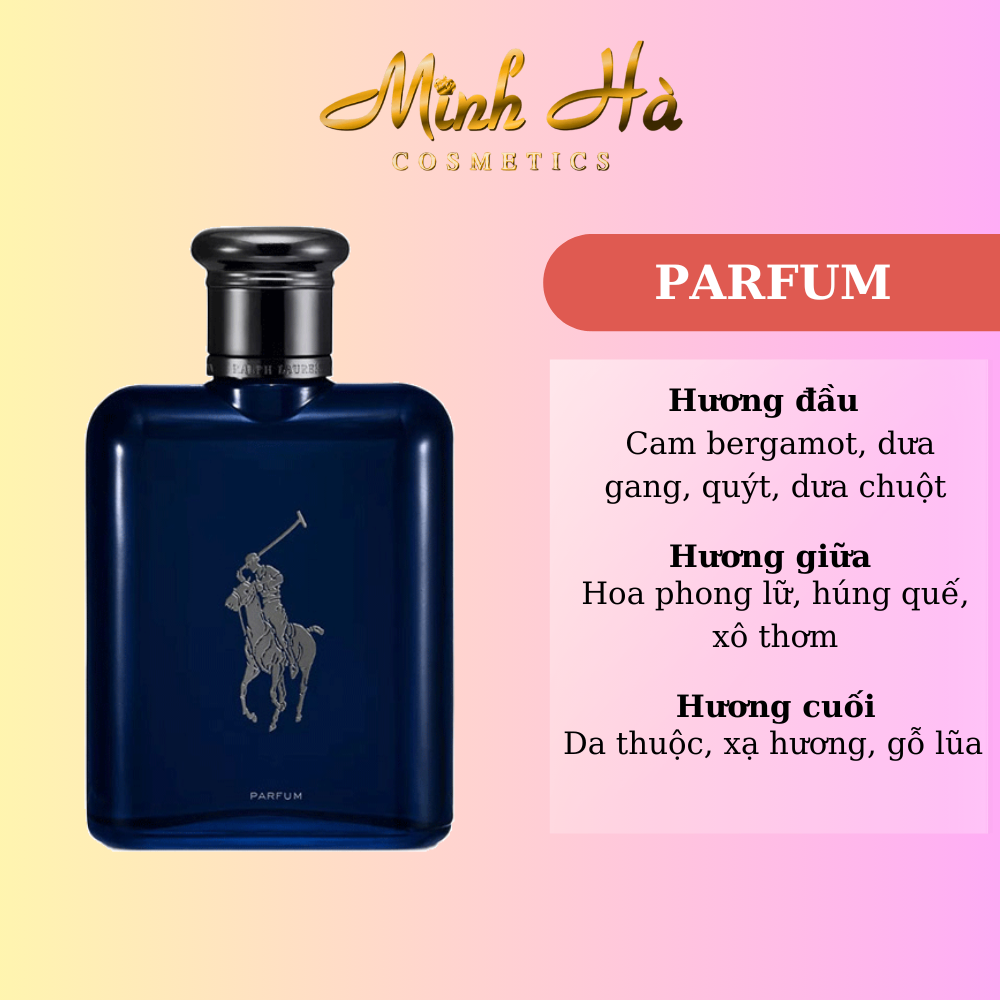 Fullsize Nước Hoa Polo Ralph Lauren Blue Parfum EDP 125ml xanh