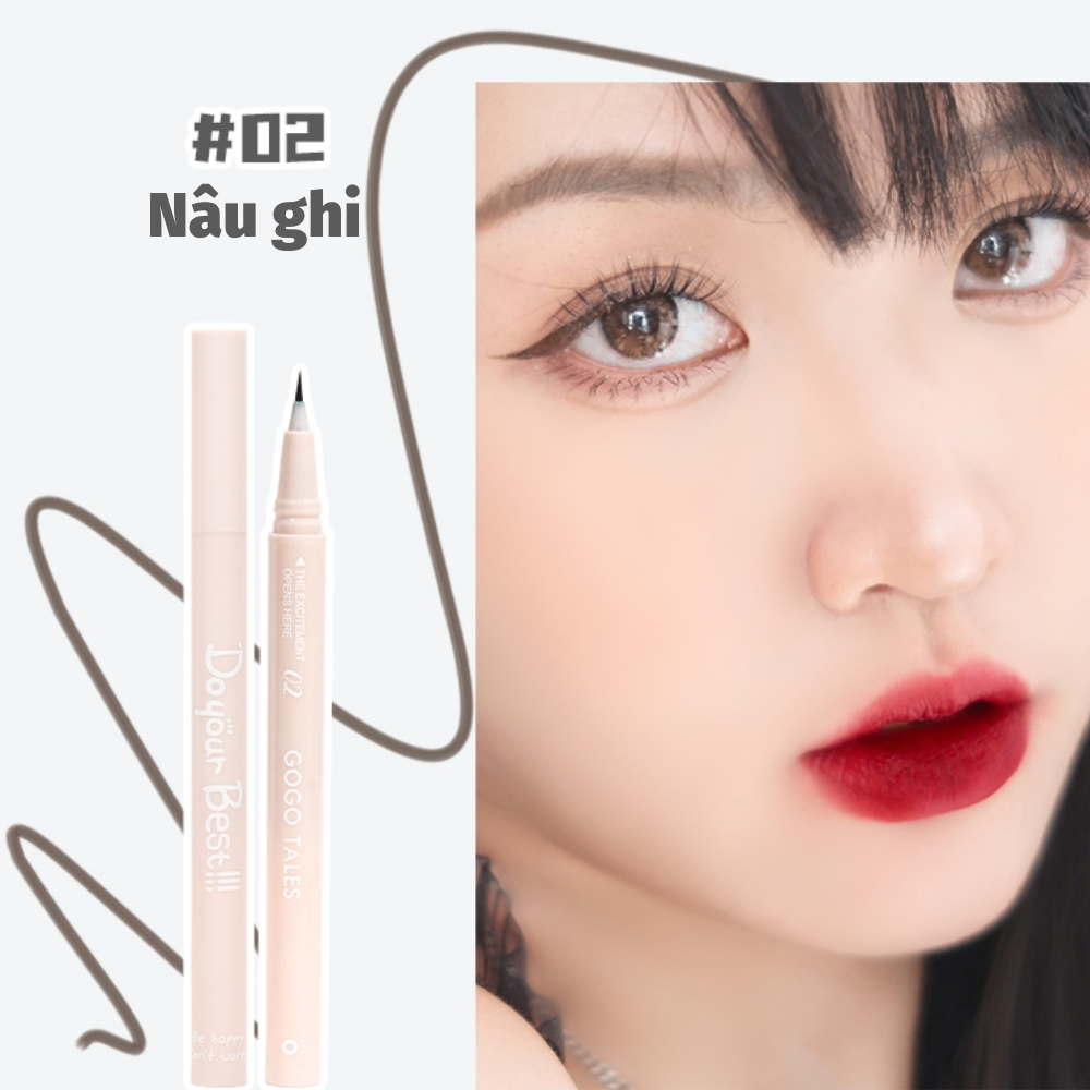 Bút kẻ bọng mắt Gogo Tales Spirit Eye Three Dimensional GT309 hiệu ứng bọng mắt tự nhiên giúp mắt to tròn