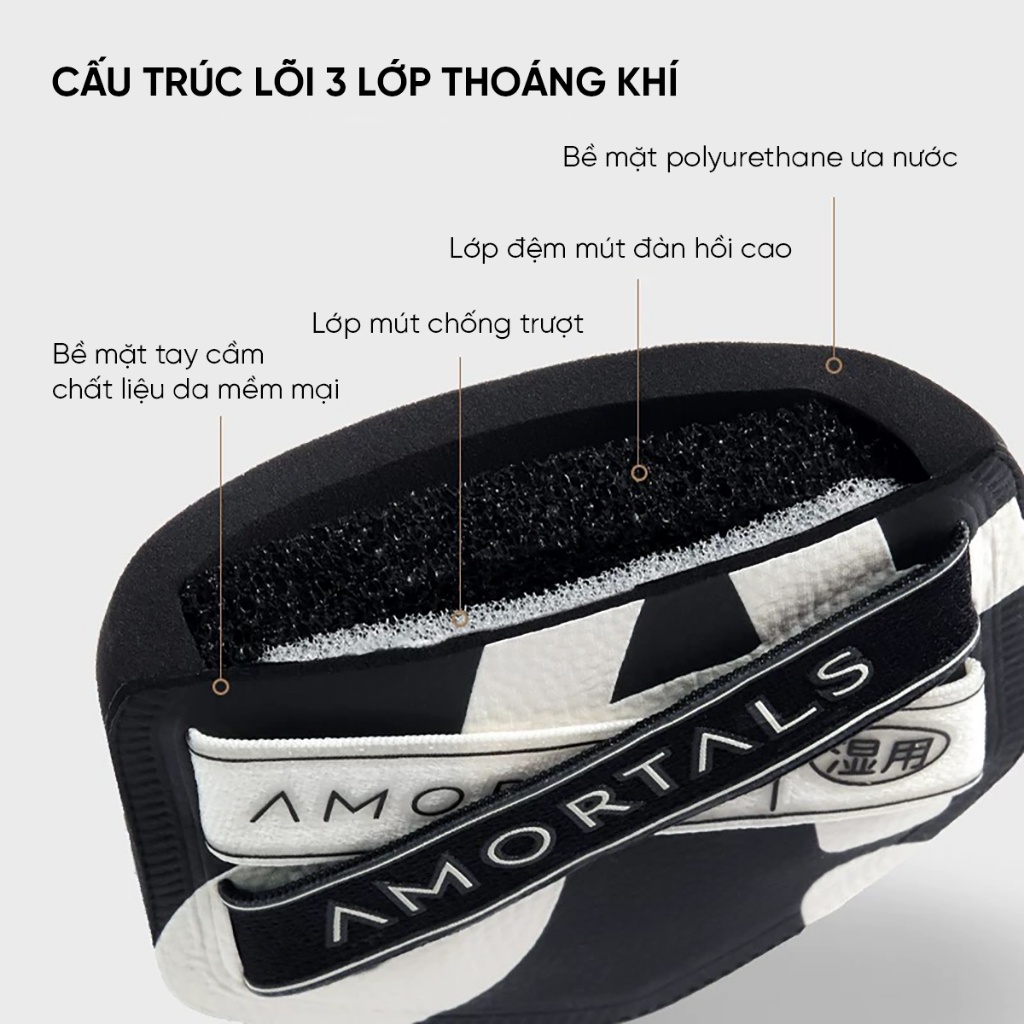 Hộp mút trang điểm AMORTALS (Mẫu mới)