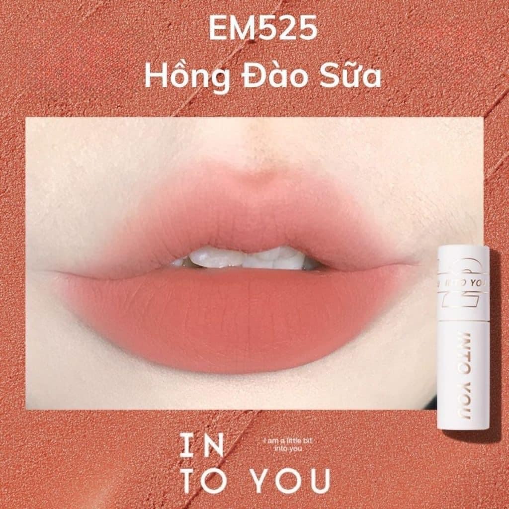 Son kem lì INTO YOU Shero Super Matte Lip & Cheek Mud 5g làm đều màu môi