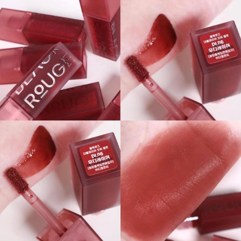Son kem lì Black Rouge Double Layer Over Velvet 4g lớp finish lỳ căng bóng và ấm mượt