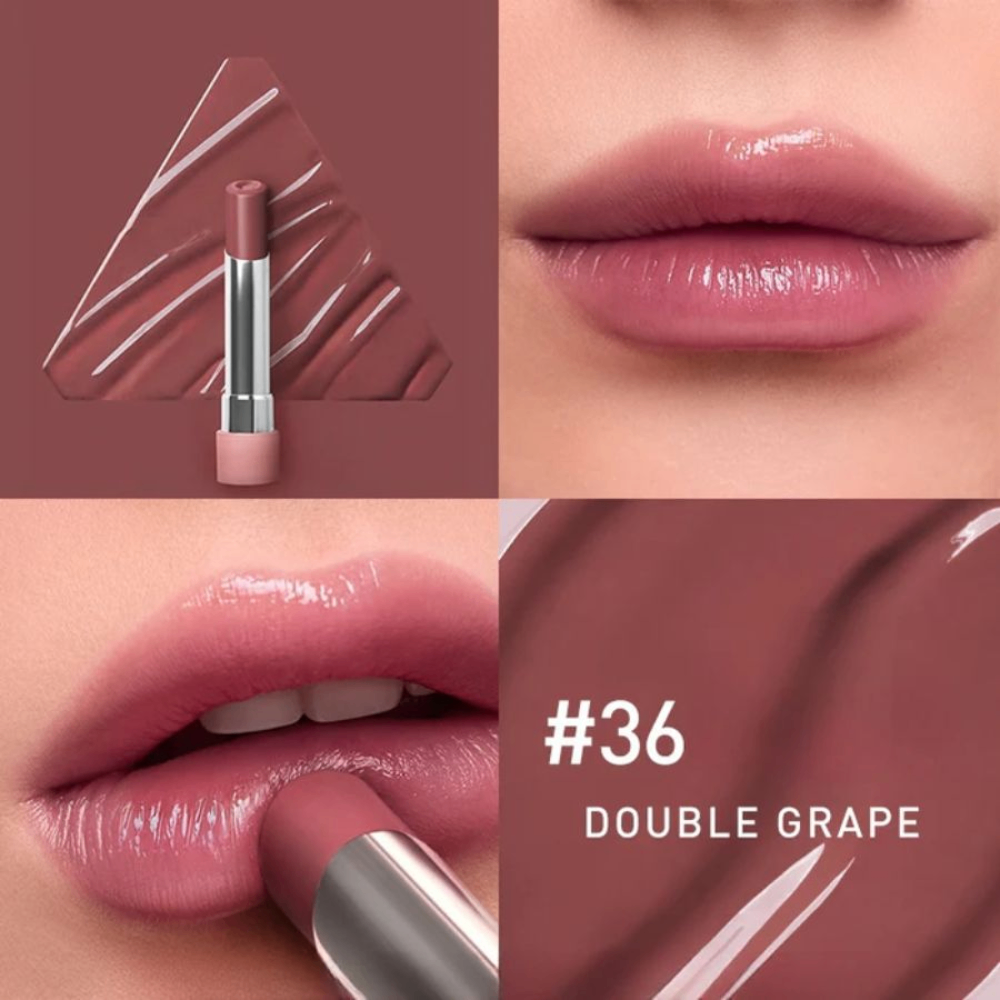 Son dưỡng có màu 3CE Glazy Lip Glow dưỡng ẩm tự nhiên cho môi căng mọng tươi tắn