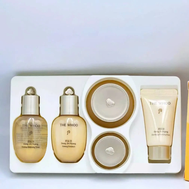 Set dưỡng da The History of Whoo Gong Jin Hyang Firming 5pcs Gift Kit (Sữa rửa mặt 13ml +Toner 20ml + Serum 20ml + kem dưỡng 10ml + kem mẳt 4ml )