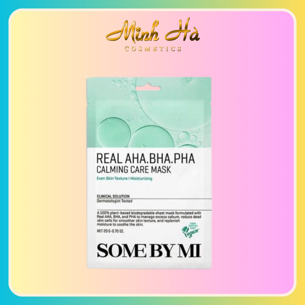 Mặt nạ Some By Mi Real AHA.BHA.PHA Calming Care Mask 20g