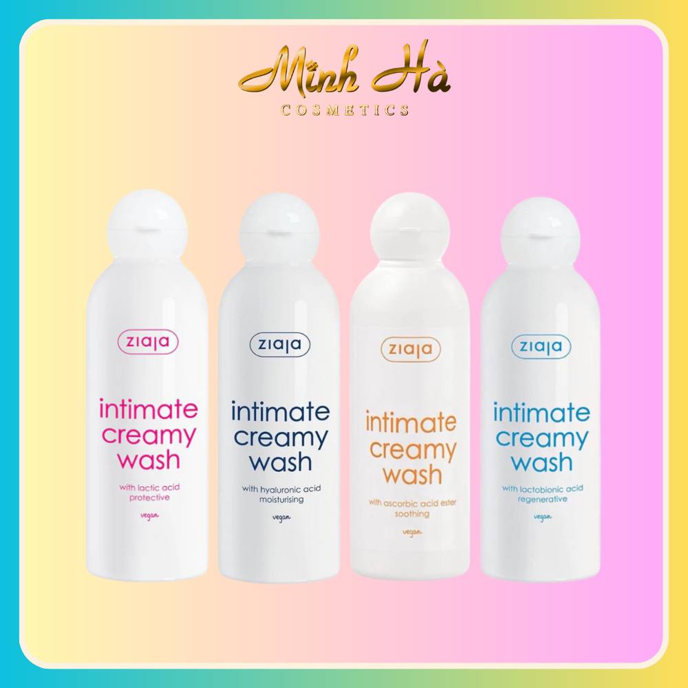 Dung dịch vệ sinh phụ nữ Ziaja Intimate Creamy Wash 200ml dưỡng ẩm khử mùi