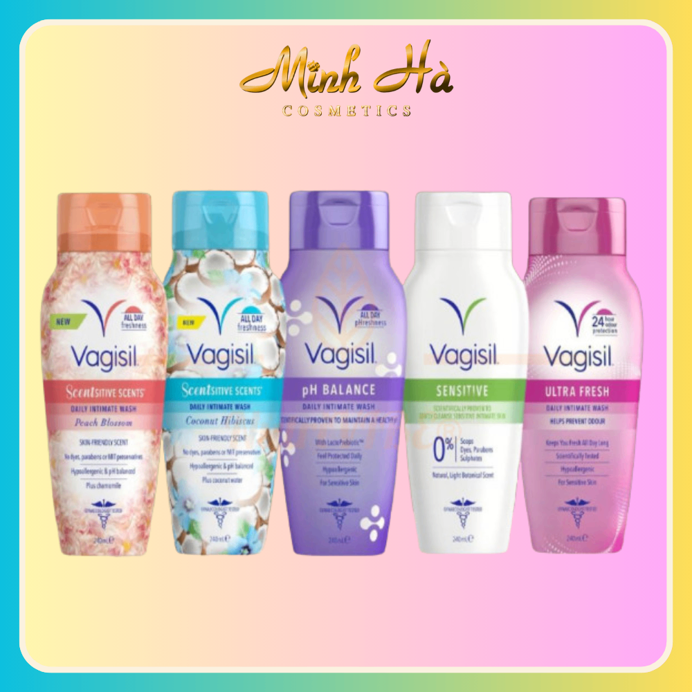 Dung dịch vệ sinh Vagisil Intimate Wash 240ml làm sạch và cân bằng pH mỗi ngày