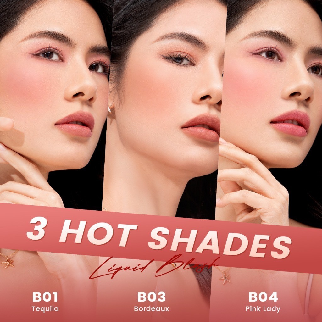 Má hồng dạng kem Focallure Hangover Red Wine Blusher FA89 ửng hồng tự nhiên bám màu tốt