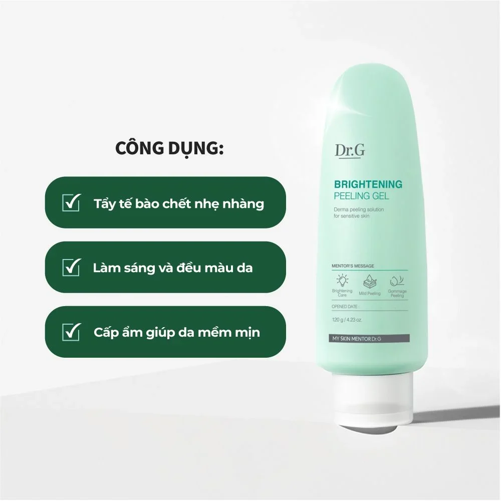 Tẩy da chết Dr.G Brightening Peeling Gel 10g