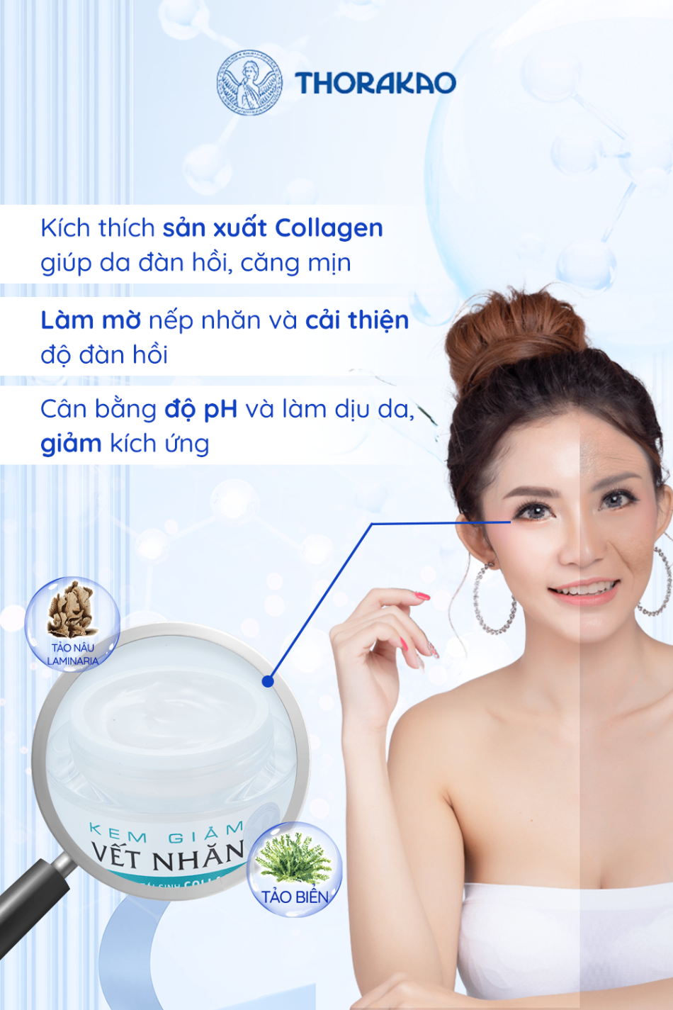 Kem Thorakao giảm vết nhăn 30g