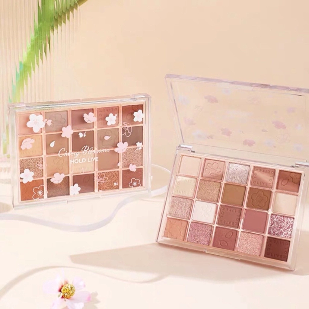 Bảng phấn mắt Hold Live 20 ô Evening Sakura Dance Eyeshadow Palette #801