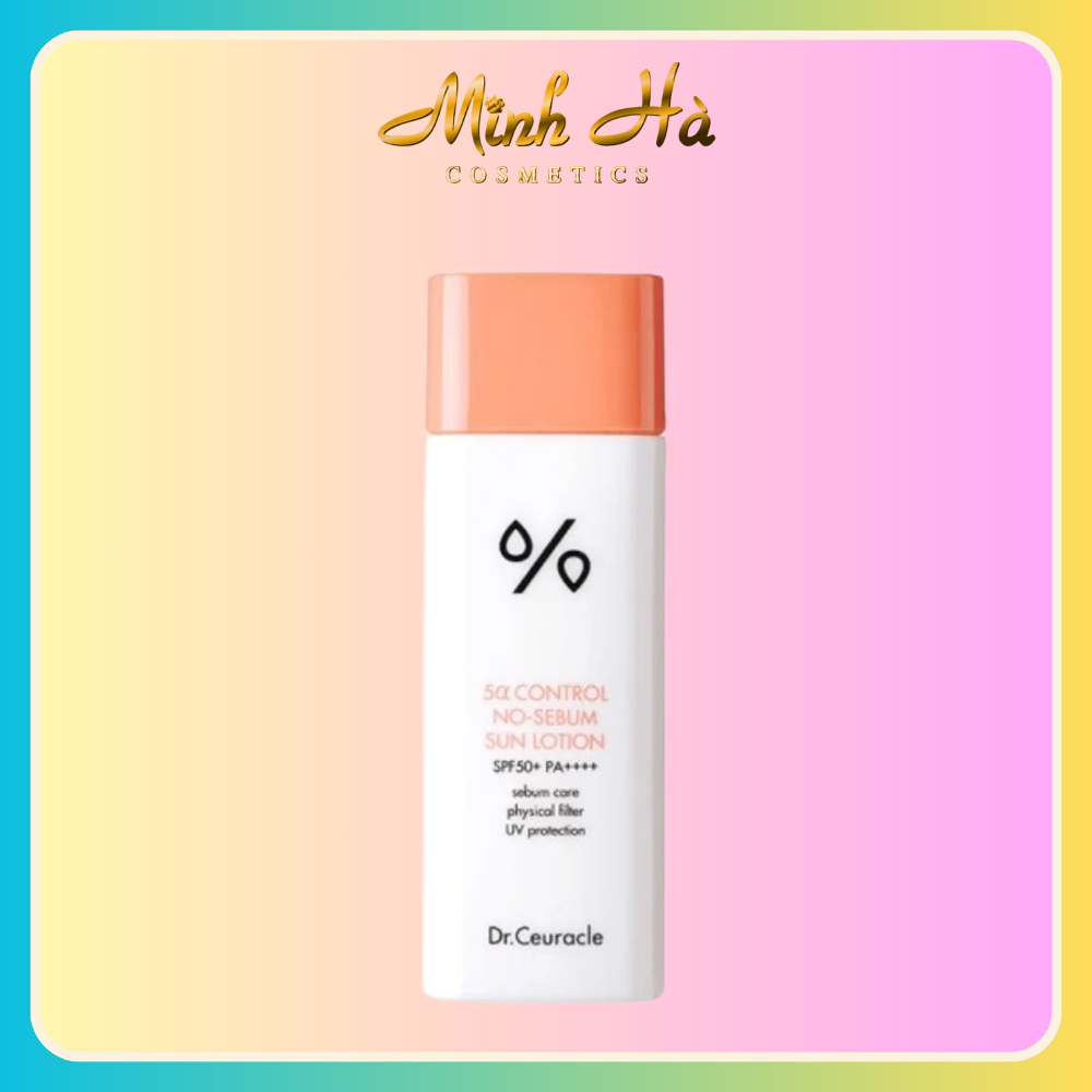 Kem Chống Nắng Dr.Ceuracle 5Alpha Control No-Sebum SPF 50+ PA++++ 50ml