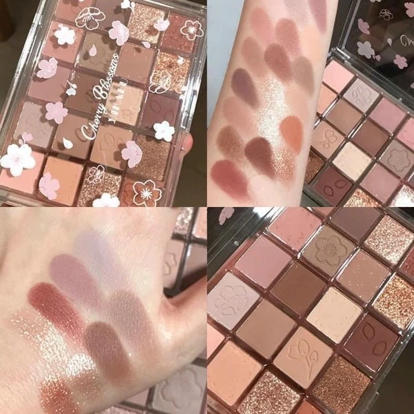Bảng phấn mắt Hold Live 20 ô Evening Sakura Dance Eyeshadow Palette #801