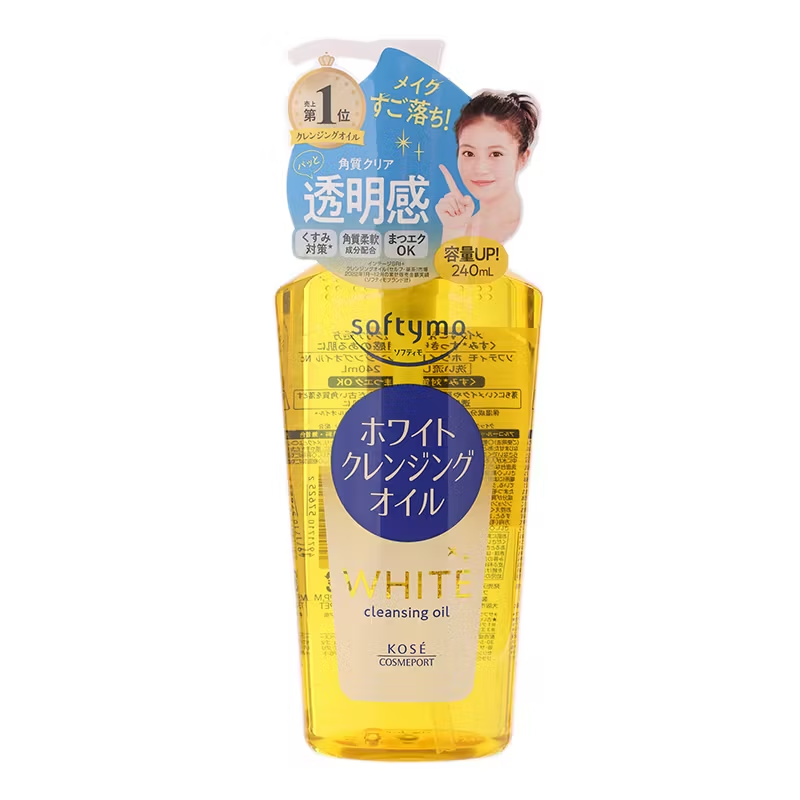 Dầu tẩy trang Kose Softymo 230ml làm sạch các lớp trang điểm cứng đầu