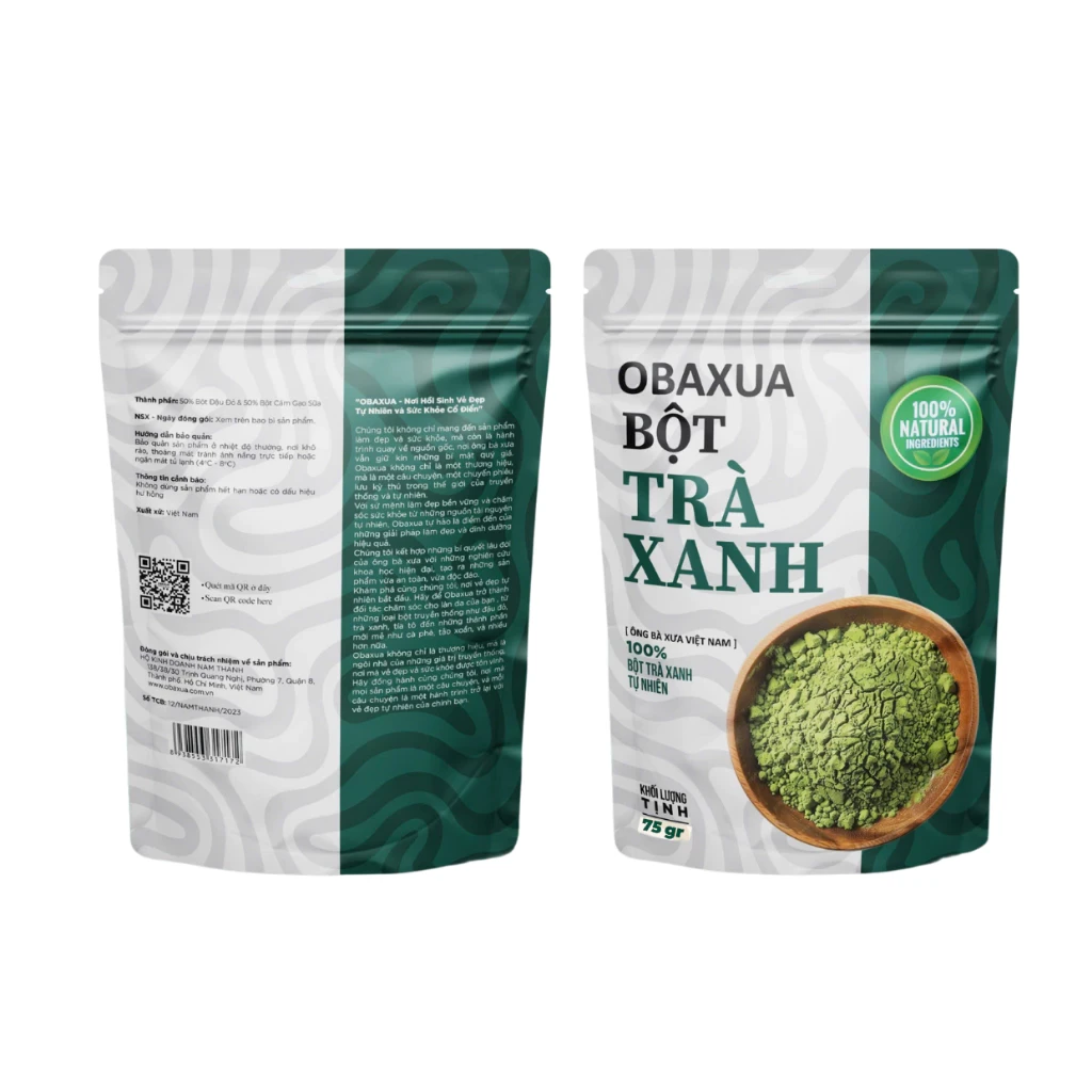 Bột đắp mặt nạ thiên nhiên Obaxua 75/250/500g các loại