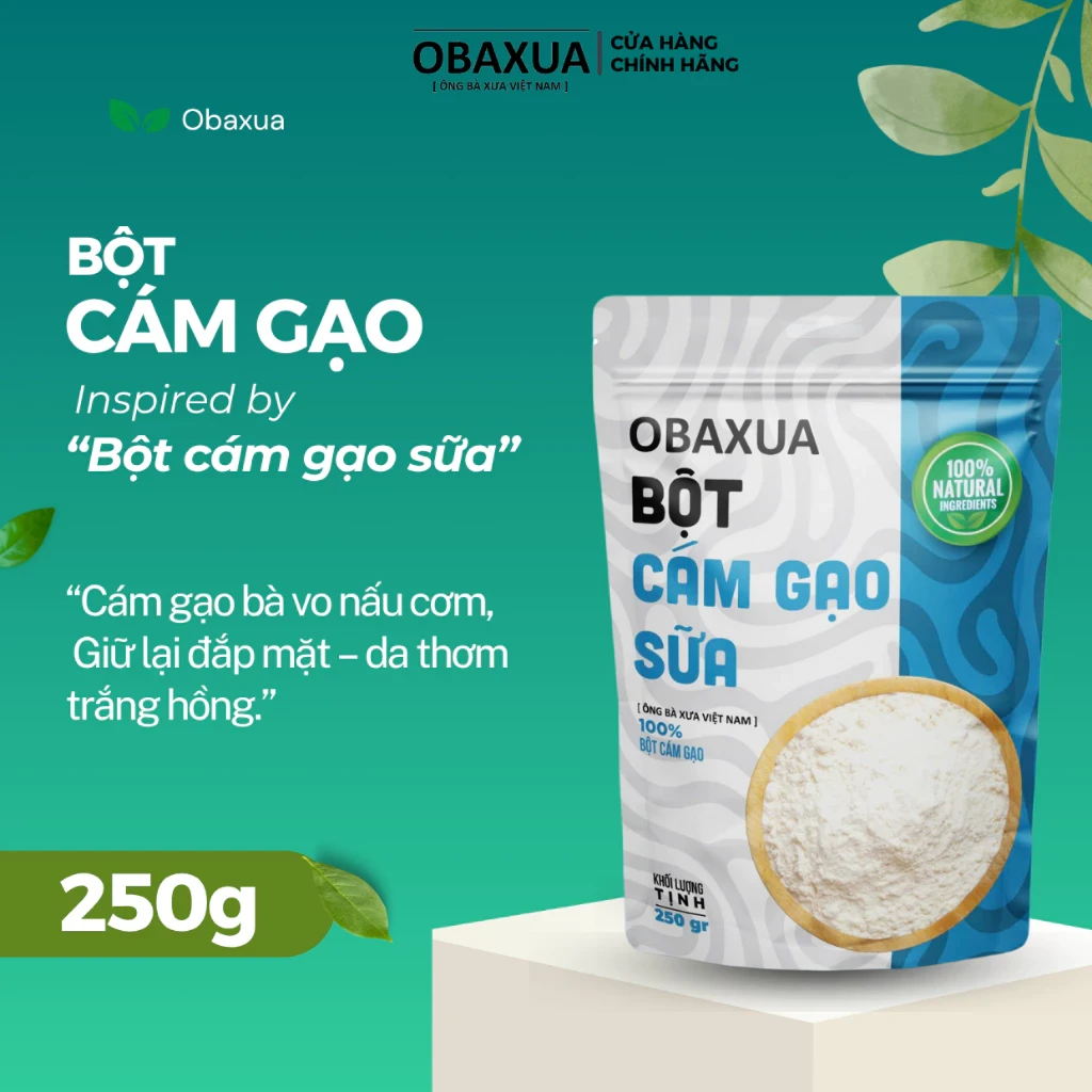 Bột đắp mặt nạ thiên nhiên Obaxua 75/250/500g các loại